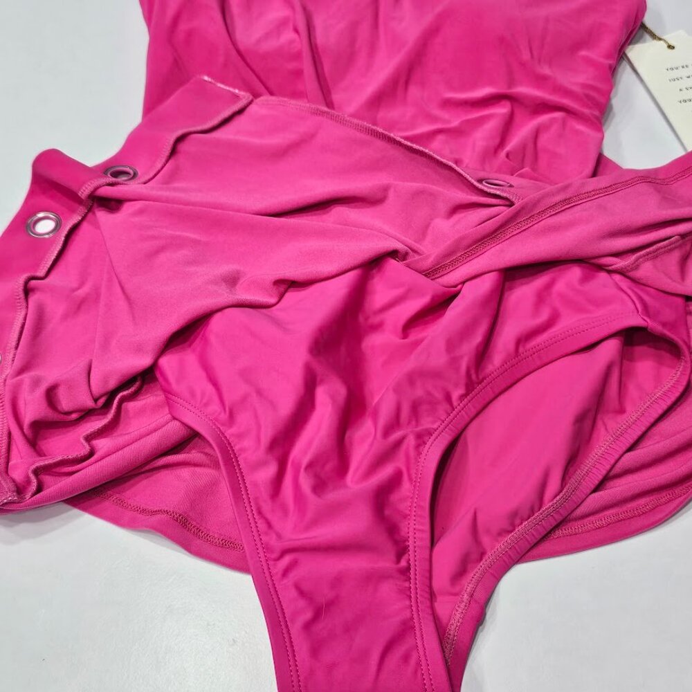 Beyond Control Grommet-Detail Square-Neck Swim Dress - Picture 10 of 15